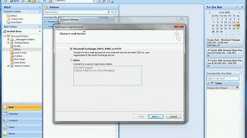 Outlook 2007 - Setup Gmail Account