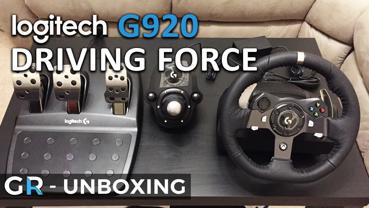 Logitech G920 Unboxing and Gameplay 