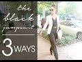 3 WAYS TO WEAR A BLACK JUMPSUIT w/ Tiffany Hendra of Sanctuary Of Style