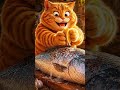 Tiny cat stole a GIANT fish 😂🐟🔥