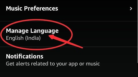 How to change language in Amazon music, Amazon music me language kaise change kare
