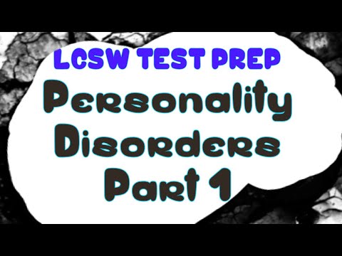 PERSONALITY DISORDERS CRITERIA SERIES LCSW TEST PREP | HOW TO IDENTIFY PERSONALITY D/O