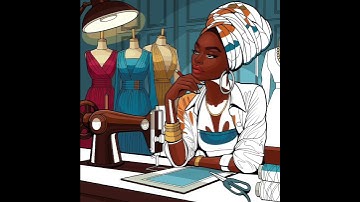 A fashion designer in a creative workspace. #shorts #fashion #designer