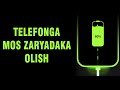 Telefonga to&#39;gri keladigan zaryadaka olish