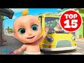 Колеса на автобусе | The Wheels on the Bus - Songs for Children | LooLoo Kids TOP 15