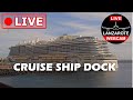 🔴 LIVE WEBCAM from LANZAROTE CRUISE SHIP DOCK (Canary Islands, Spain)