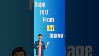 HOW TO COPY TEXT FROM ANY IMAGE #shorts