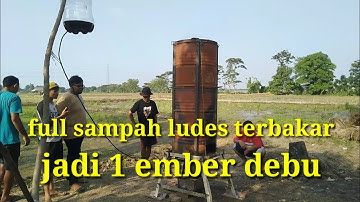 Alat Pembakar Sampah (bahan bakar Oli bekas dan air)