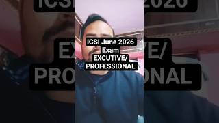 CS June 2026 Exam CS Executive CS Professional Students of ICSI LIVE UPDATE #icsi #CS #ICSI #icsi