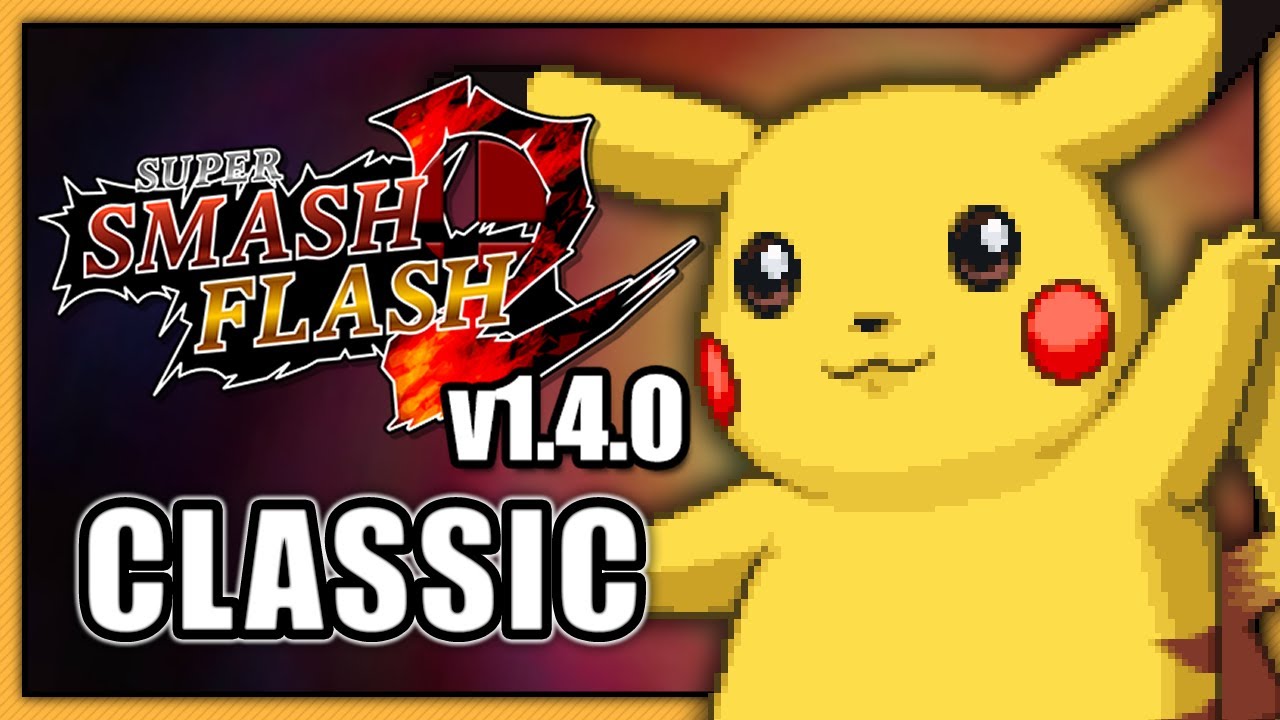 Super Smash Flash 2 (v1.4) - Классический || Пикачу