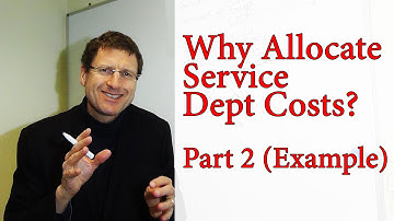 CPA - Week 4 - Why Allocate Service Dept Costs - Part 2 - Example