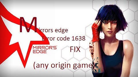 Origin error code 1638 game install fix