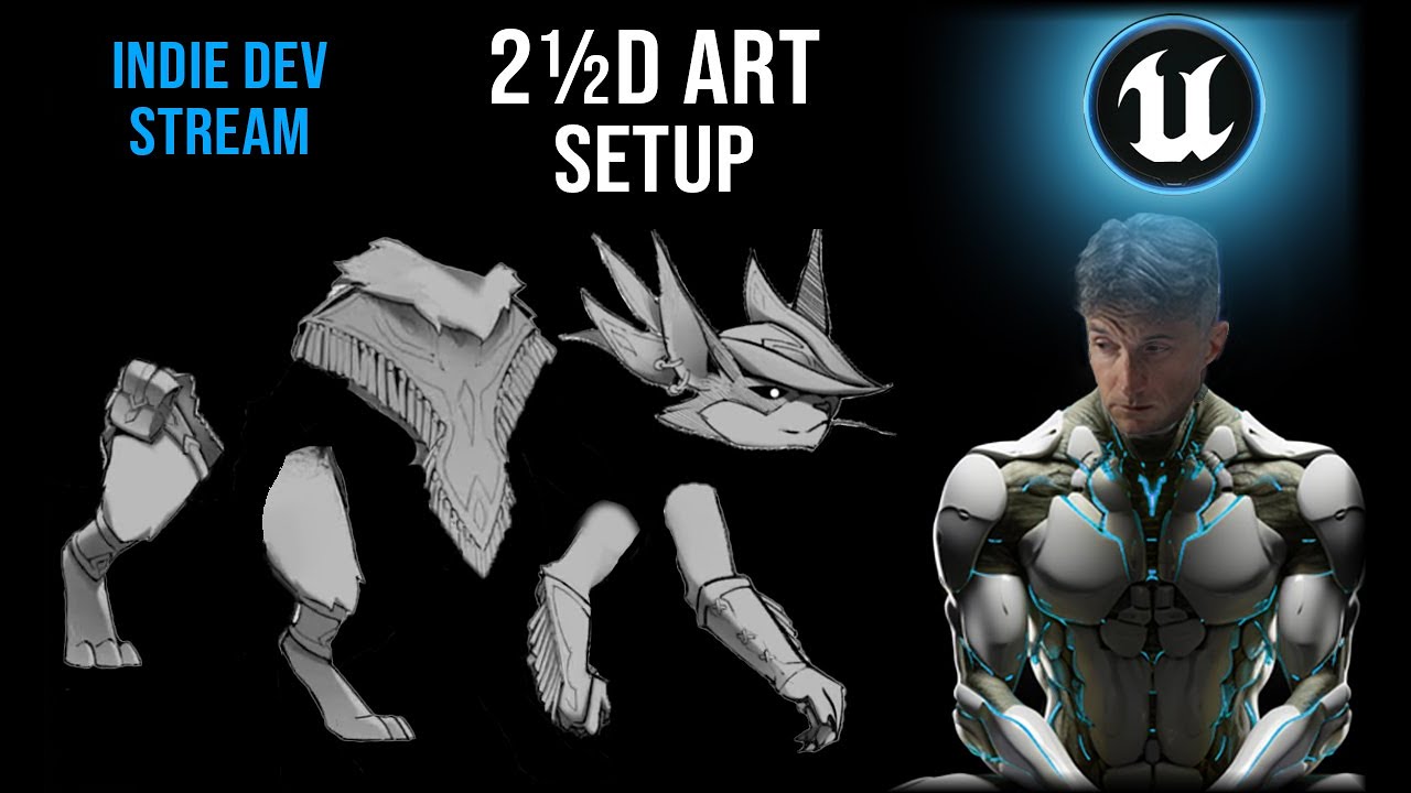 Hero Character 2.5D Art Setup | Unreal Engine DevStream - YouTube