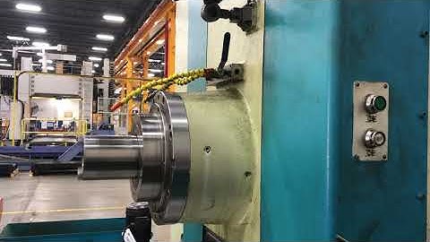 FEMCO WBMC110R2 CNC Horizontal Boring Mill Spindle video 2