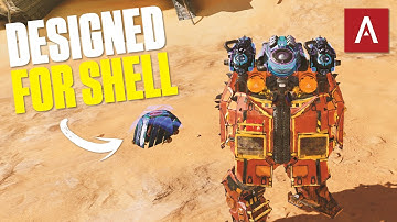 War Robots - How Strong Is The Shell’s Shield With Scarabeus? WR Shell Gameplay