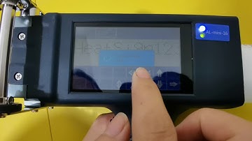 Print Height  25mm ~ 60mm Adjustable Handheld Inkjet Printer Work Show -- By HeatSign