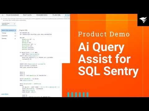 AI Query Assist for SolarWinds SQL Sentry