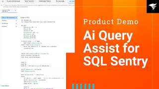 AI Query Assist for SolarWinds SQL Sentry