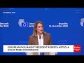 Reporter Asks EP President: Do You Sympathize With Zelensky's Frustrations With Trump?
