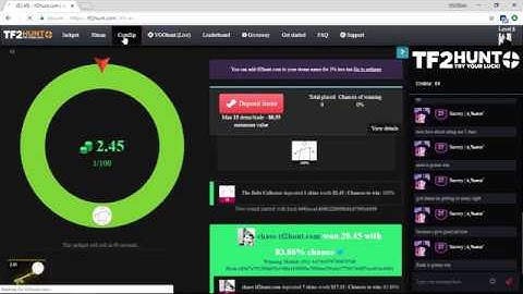 NEVER Gamble Online! AKA TF2hunt