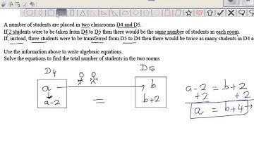 NCEA Level 1 Algebra   Word problem