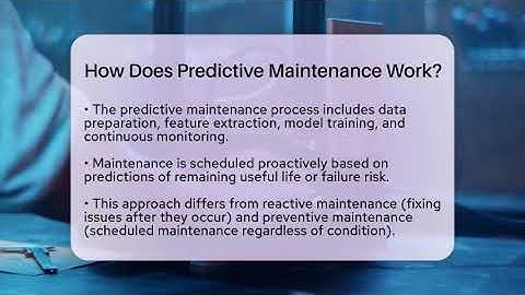 How Does Predictive Maintenance Work? - Talking Tech Trends