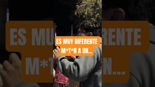 ES MUY DIFERENTE M*T*R A UN... #batallasderap #aczino #chuty #redbullbatalla #nekroos  #elmenor