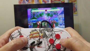 Retro-bit Street Fighter 2 Super Nintendo Dual Link Controller SNES Review + Impressions