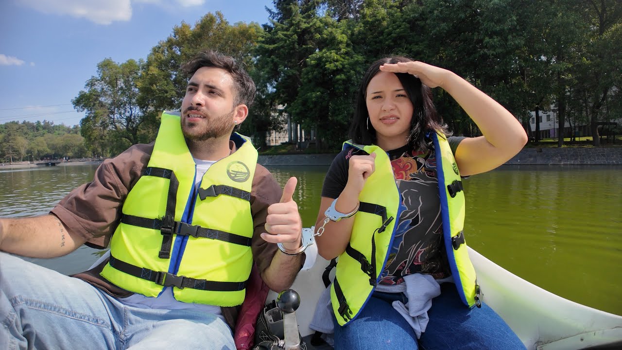 handcuffed to eachother for 24hrs 😓