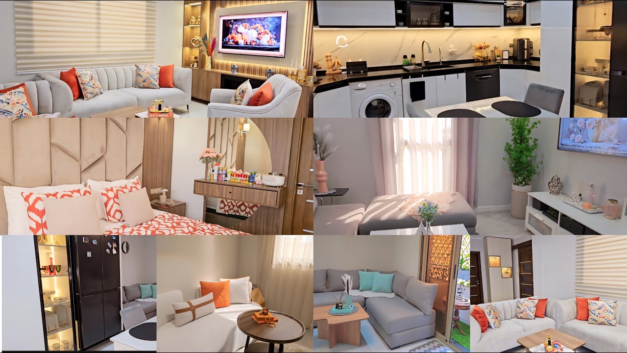 جولة في بيتي المتواضع تحت طلبكم🏡مفرشاها على قدي وعلى ذوقي💝💝