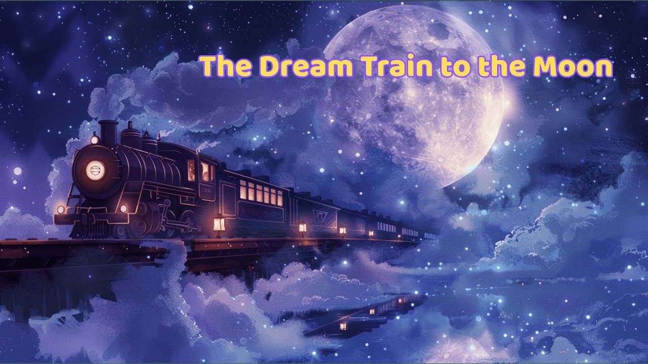 The Dream Train to the Moon | 32-Minute Bedtime Story for Kids | Sleep Journey on the Moon