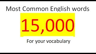 Most common English words 15 000 (of 30 000)  Part 3 screenshot 2