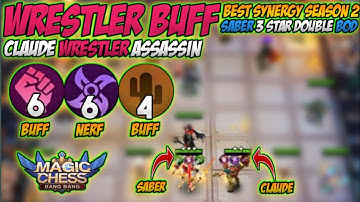 CLAUDE WRESTLER X SABER 3 STAR RAMPAGE - 6 WRESTLER 6 ASSASSIN 4 WESTERN DESERT - MAGIC CHESS