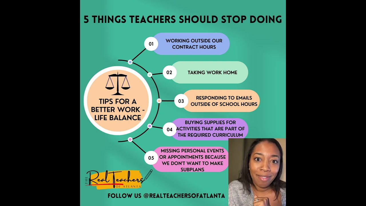 5 Tips for Better Work-Life Balance: Teacher Style