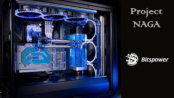 Project Nāga: Ryzen 5900X 3080 STRIX OC Custom Distro Bitspower loop in a Fractal Meshify S2.