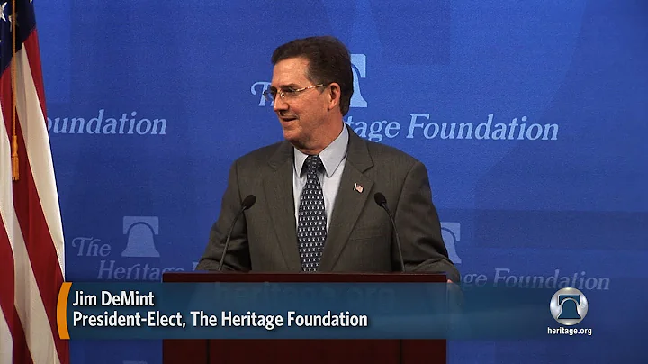 Heritage Foundation Welcomes Jim DeMint as New Pre...