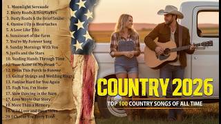 Live Country Music Playlist for Relaxing, Focus, Work, and Study 🎸☕