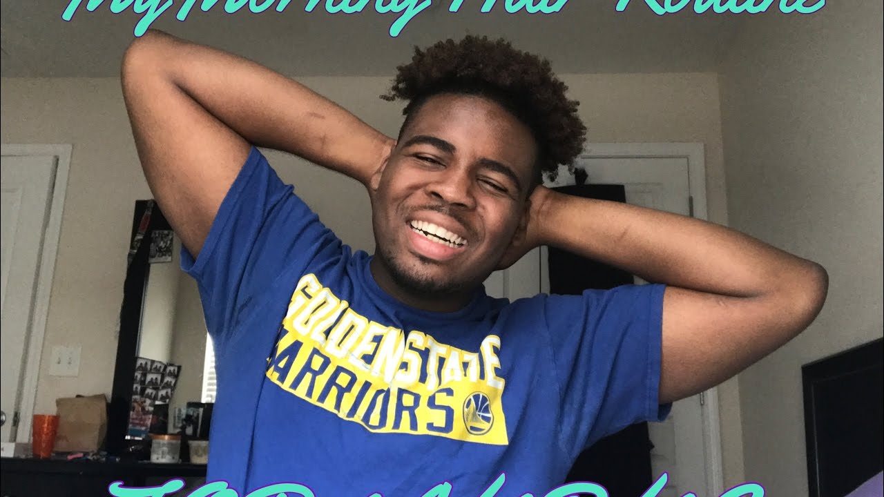 Men's 4A, 4B, & 4C Morning Hair Routine For Natural Curly 