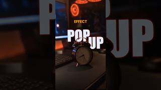 "The Pop Up Effect" #sonyalpha #desksetup #aftereffects #tutorial #cinematic #colourgrade
