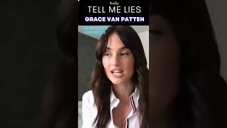 Grace Van Patten Hulu's 'Tell Me Lies' Interview #shorts