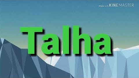 Talha Name WhatsApp status video made by Muskan