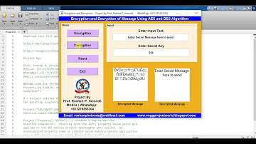 Cryptography using AES and DES Algorithm - Encryption Decryption Using AES and DES Algorithm