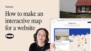 How to make an interactive map for a website