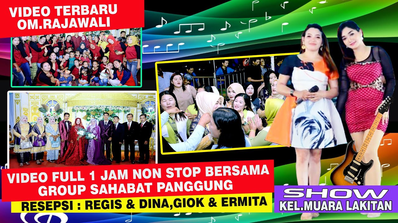 LIVE SHOW, FULL 1JAM MOMENT GROUP SAHABAT PANGGUNG BERGOYANG BERSAMA OM.RAJAWALI MUSIK PALEMBANG.