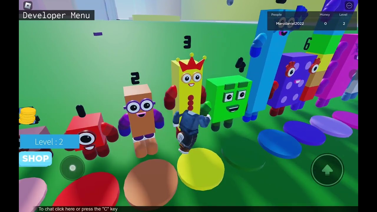 my epic numberblock adventures in roblox