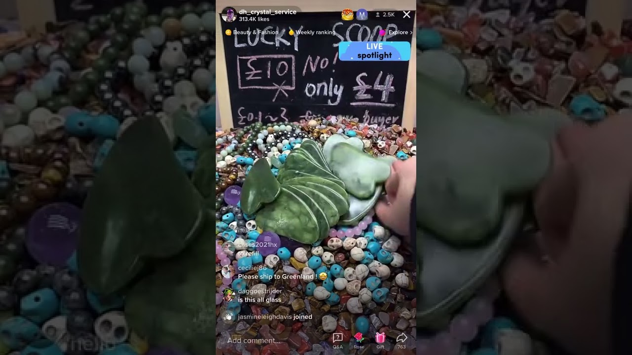 Crystal lucky scoop live dh_crystal YouTube