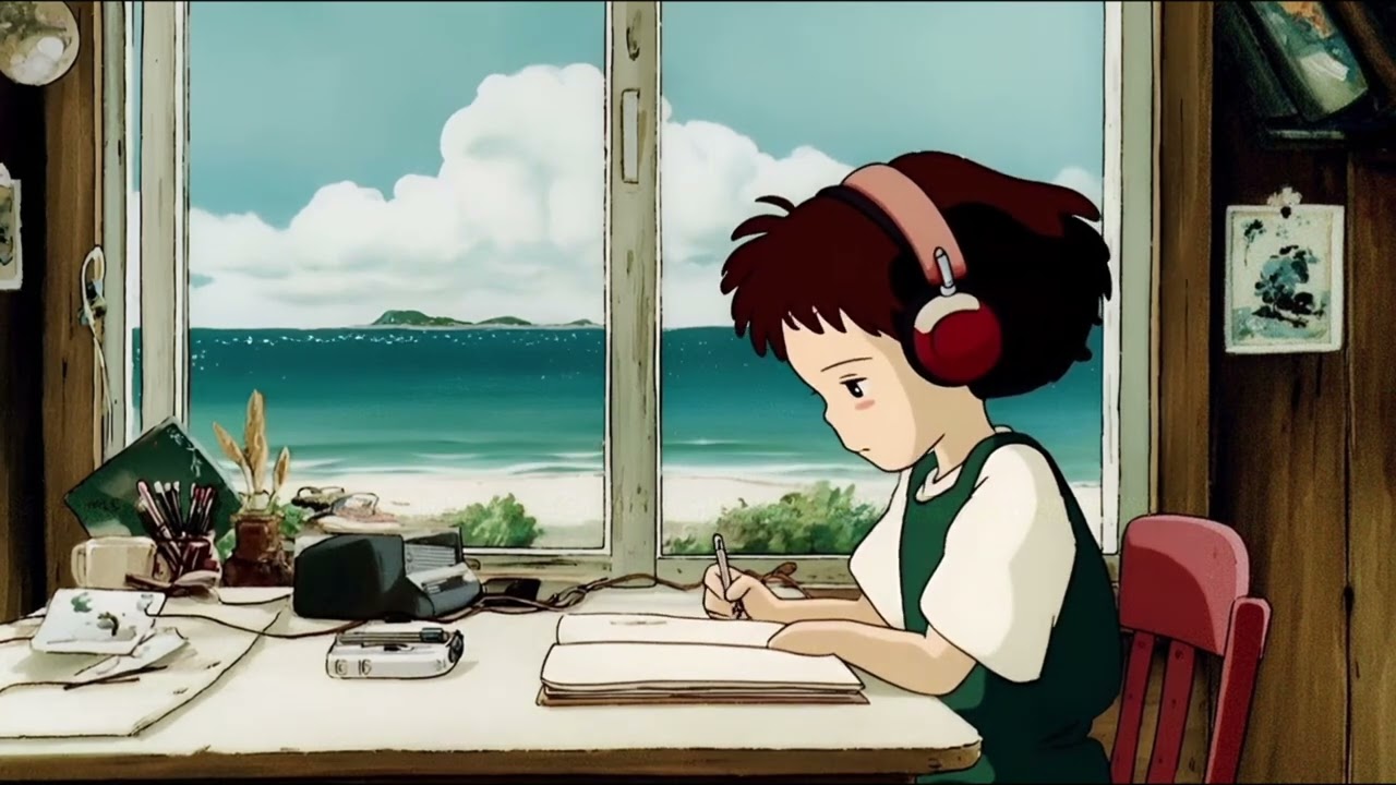 lofi beats to study 🌊 | peaceful seaside day