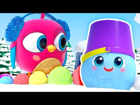 HopHop the Owl Cartoon 🩵 The Snow Caterpillar