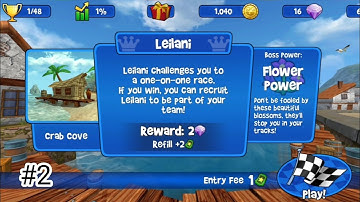 Easy Street Boss - Leilani | Beach Buggy Racing Gameplay Walkthrough Part 2 (iOS/Android)