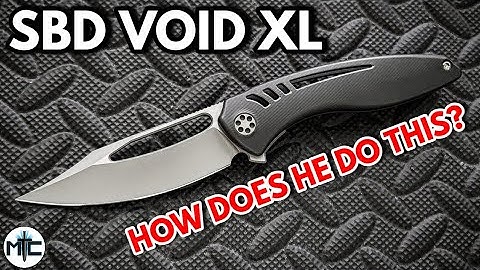 Sharp By Design Custom Void XL Folding Knife - Overview